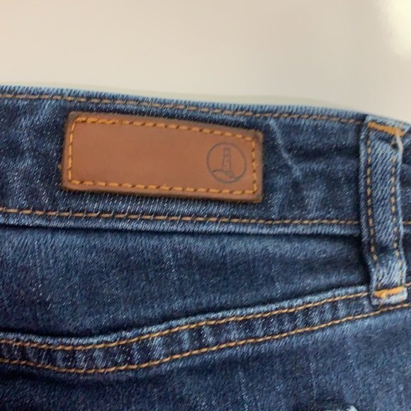 LANDS’ END STRAIGHT LEG FIT 2 Denim Jeans Blue Size 6 - Picture 5 of 12